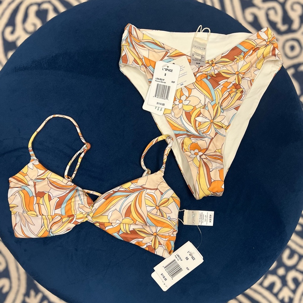 NWT L*Space Two Piece Bathing Suit